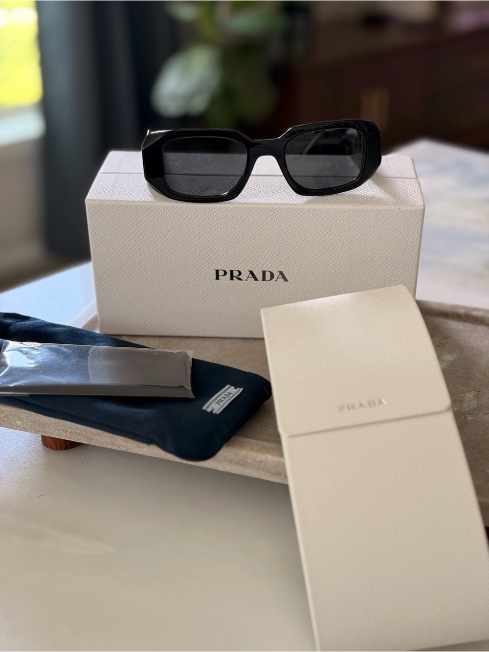 Prada Occhiali Da Sole Sunglasses - Black